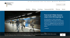 Desktop Screenshot of bmbf.de